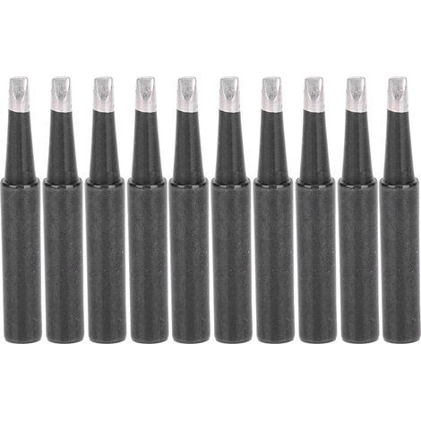 900M-T-3.2D Black Soldering Iron Tips, Indoor Use, 10 Pieces, Oxygen-Free Copper (1/5)