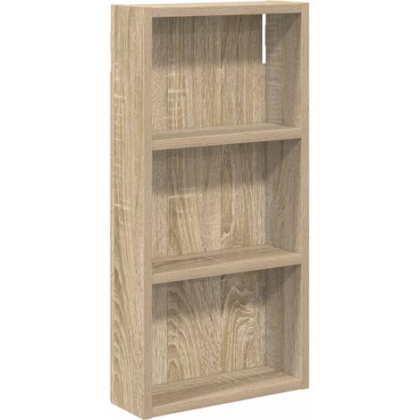 Armario de pared para baño Roble Sonoma 30 x 10 x 60,5 cm vidaXL