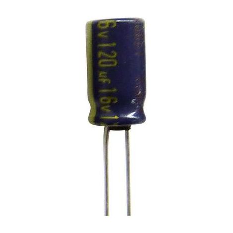 Panasonic EEUFR1E272L Condensateur électrolytique sortie radiale 5 mm 2700 µF 25 V/DC 20 % (Ø x H) 1 (1/2)