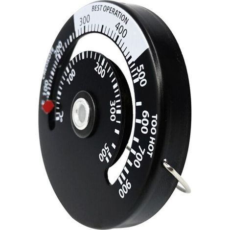 Ventilateur de cheminée de thermomètre à bois magnétique avec une sonde ménage à haute sensibilité Barbecue Contacteur de température du four