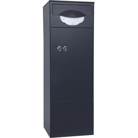 Decayeux – Boîte aux lettres type @box 950 gris 7016 – Fixation murale – Dimensions 40x30x10cm – Pour colis jusqu'à 5kg (1/6)