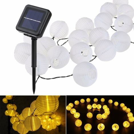 Guirlande lumineuse LED, 3,5 m, à énergie solaire, pour la décoration de la maison, les fêtes, le jardin et les événements.-AquaForge (1/5)
