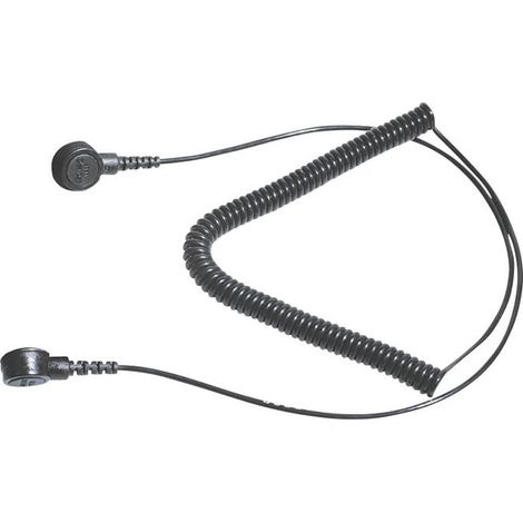 Bernstein Tools Cable ESD negro 2,40 metros en espiral