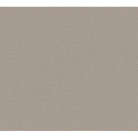 Uni Tapete Profhome 387442 heißgeprägte Vliestapete leicht strukturiert in Textiloptik matt braun taupe beige-grau 5,33 m2