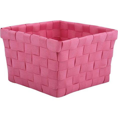 Panier de rangement 14x14x9cm Fuschia MSV