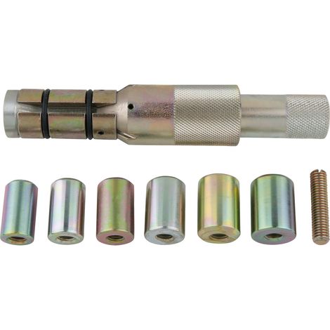 KS Tools Kupplungs-Zentrier-Werkzeug-Satz Ø 23,0 - 35,0 mm mit Zentrierhülsen für Renault, 9-tlg (1/5)