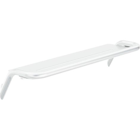 Deante Silia Wandregal weiß 44 cm Badezimmer