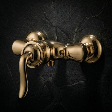 PaulGurkes Robinet de Douche Doré Style Rétro Nostalgique