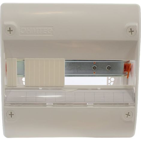 Tableau nu 1 rangée à rail amovible NF IP30 - OHMTEC - IICSEN