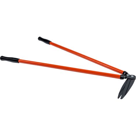 Bahco – Cisaille à gazon 20 cm avec manches en acier plastifié 90 cm – Lame en acier trempé revêtue Xylan® – P75 (1/5)
