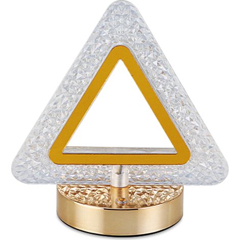 Lampe de chevet en cristal rechargeable protection yeux lampe de nuit cadeau romantique éclairage d'ambiance