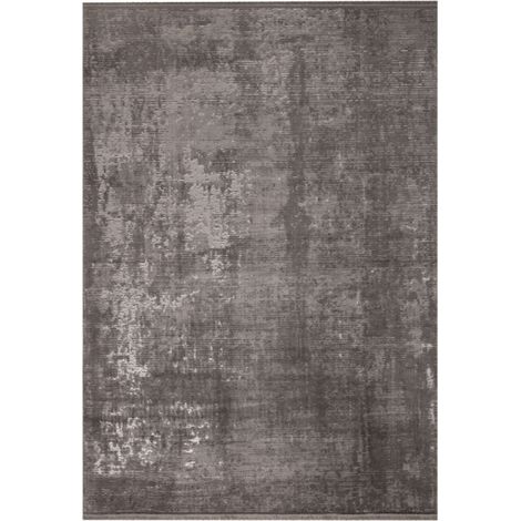 Tappeto antiscivolo vintage bambù colore grigio 120x180 EFFEZ
