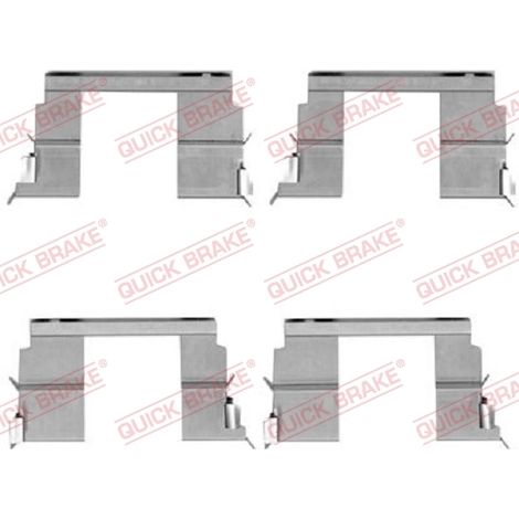 Kit d'accessoires, plaquette de frein à disque Quick Brake 109-1783 ISUZU