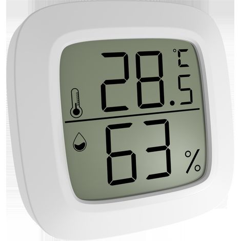 Hygromètre et thermomètre numériques d'intérieur – Précision ±1°C – Grand écran LCD