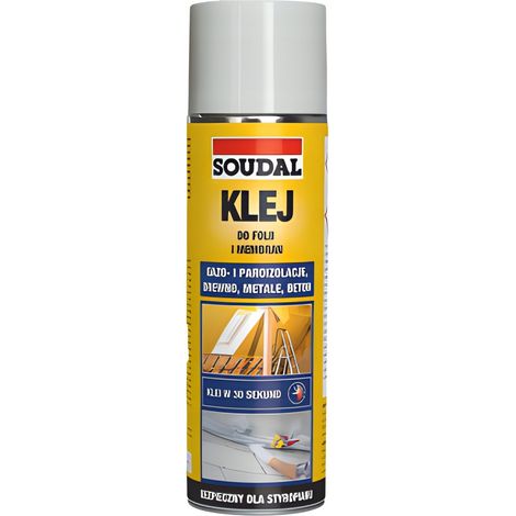 Colle soudal contact adhesive spray séchage rapide résistance humidité (1/3)