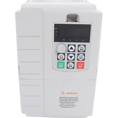 Onduleur à fréquence variable, entrée monophasé, 3 sorties, convertisseur VFD, 7,5 kw, 220V