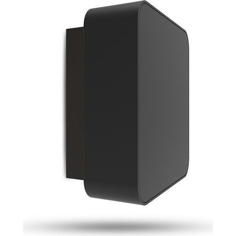 Applique Murale LED carrée 10W 3000K Noir IP65 Miidex Lighting® (1/5)