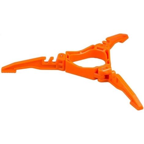 Stabilizzatore portatile per bombole di gas per fornelli da campeggio, mini supporto pieghevole per bombole e fornelli a gas per attività all'aperto come campeggio ed escursionismo. (1/2)