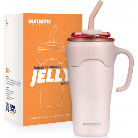 Tazza termica a doppia parete Majestic Sport con cannuccia e beccuccio, 1 pz. (1/5)