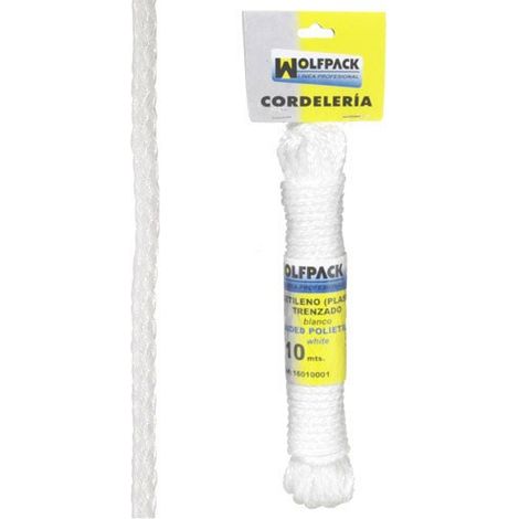 Corda Intrecciata Plastica Bianca (Matassina 10 m.)