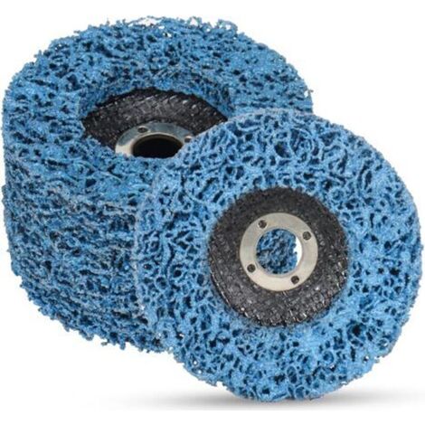 Pièce de rechange pour disque de meulage de meule de nettoyage 125x22mm pour outils de décapage de peinture et de rouille - (bleu, 5 pièces) (1/3)