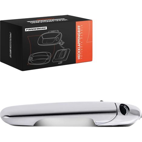 Manilla de puerta, cromada electrolíticamente, posición delantera izquierda, compatible con Fiat 500, números de pieza intercambiables 735451697, 735485875 (1/5)
