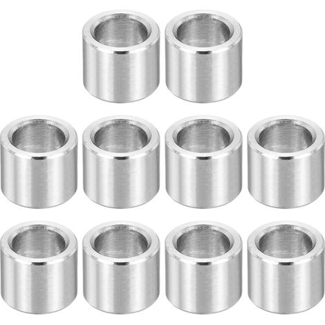 M8 Entretoise en Acier Inoxydable, 12Pcs Entretoise Métallique 8mm ID x 12mm OD x 9mm L Bague à Vis pour 5/16" ou M8 Boulon (1/5)