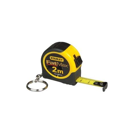 FLESSOMETRO PORTACHIAVI- - mt.2 nastro mm.12,7 (FMHT1-33856) - 3 pezzi STANLEY