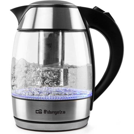 ORBEGOZO PAE HERVIDOR KT6040 2200W 1.8L CRISTAL (1/5)