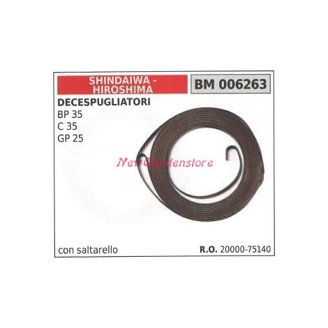 Molla avviamento SHINDAIWA decespugliatore BP 35 C 35 GP 25 006263