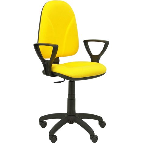 Piqueras-y-crespo Algarra Bali Chaise de bureau jaune (1/5)