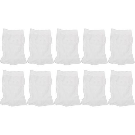 10 Pièces Sacs Filtre Piscine, Filet de Nettoyage pour Skimmer, Accessoires de Remplacement (1/5)