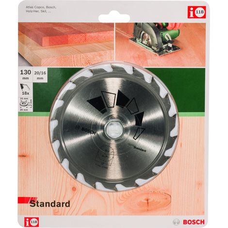 Hoja de sierra circular STANDARD Ø 130 mm BOSCH 2609256802 (1/5)
