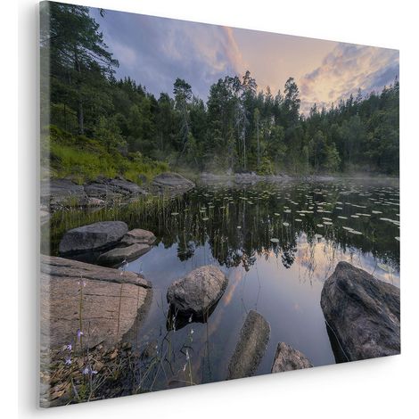 Komar Canvasbild Mystic Shores - 60 x 90 cm - Bild auf Keilrahmen - Naturmotiv (1/2)