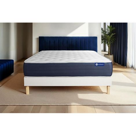 Kit rete e materasso matrimoniale Actiflex sleep 180x200cm - Spessore : 22cm - Molle insacchettate e memory foam - Bilanciato - (1/5)