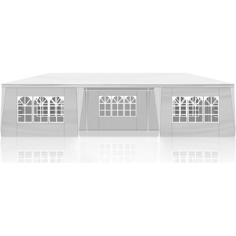 Versatile Outdoor Party Tent for Weddings and Events - Spacious Shelter with Windows for Sun and Light Rain Protection, Easy Assembly