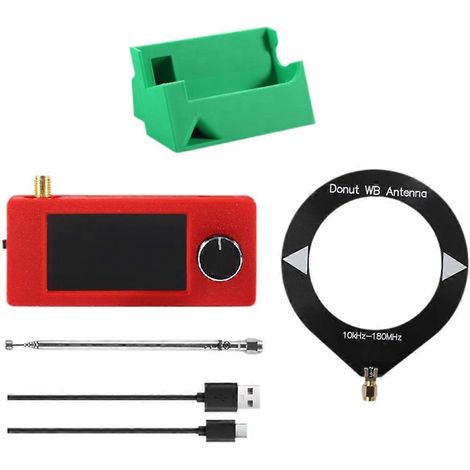 Kit récepteur radio SI4732 10 kHz-180 MHz, écran 1,9 pouce, radio ondes courtes FM/AM/LSB/USB + support + antenne, mini radio SI4732 A (1/5)
