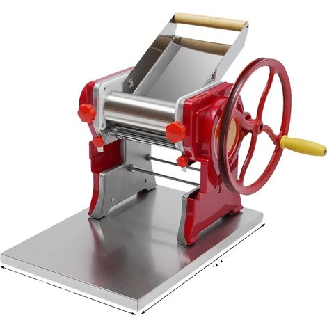 Nudelmaschine, manuelle Bedienung, robuste Bauweise, rot (1/2)