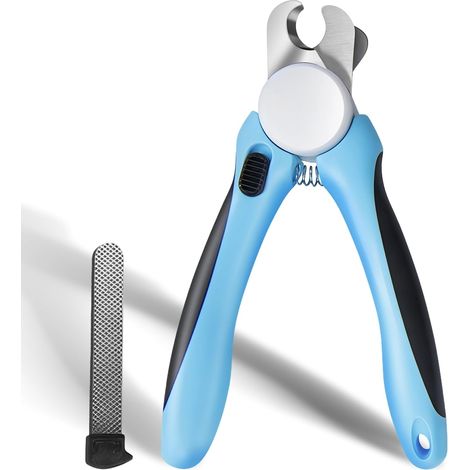 Ciseaux à ongles pour chiens et chats, coupe-ongles avec lime à ongles, accessoire de toilettage durable pour animaux de compagnie, outil manuel pour le soin des griffes des animaux (1/5)