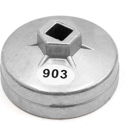 Clé pour Filtre À Huile 75mm 14 Flûtes 1 Pièce pour Voiture 14 Flûtes, Design Polygonal, Trou Carré Et Hexagonal, Universel, Facile À Installer, Pour La Plupart Des Véhicules (1/5)