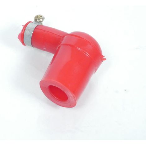 Antiparasite caoutchouc rouge court RSM pour mobylette (1/4)