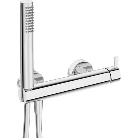 Deante Silia rubinetto doccia trasparente design essenziale