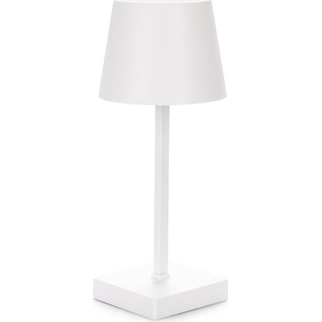 Lampe De Table Led Tactile Lumière Chaude Variable Batterie Rechargeable Usb Blanc (1/2)