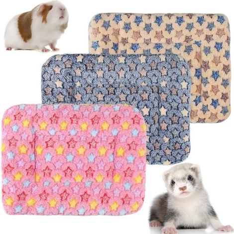 Tapis de Couchage en Peluche pour Petit Animal - Marque - Modèle - Gris - Rectangulaire - Intérieur (1/4)
