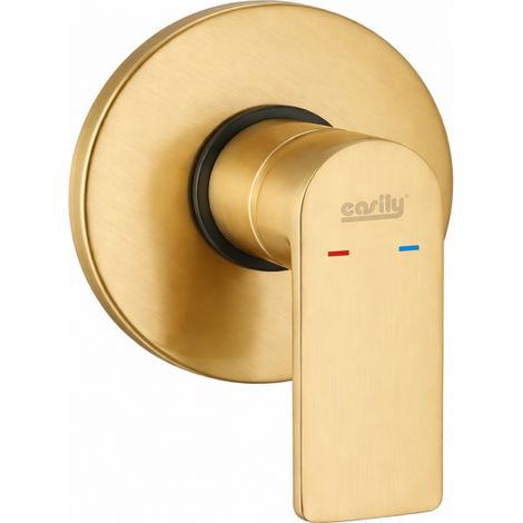 Miscelatore Per Doccia Ad Incasso Moderno Oro Monocomando a Parete 94021