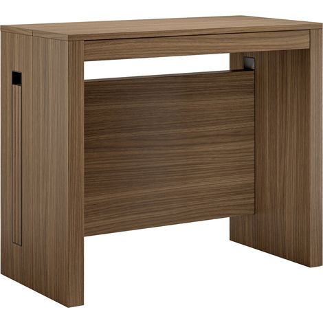 Consola Extensible Meconopsis, Extensible, Hecho en Italia, 90.00x186.00x78.00h cm Marrón Nogal