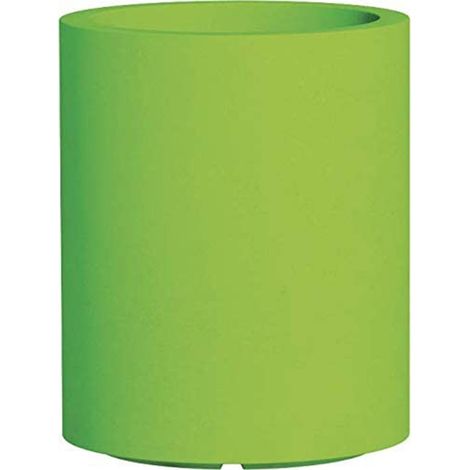Zylindrische Vase Cromia Venusio mit Dekoration, aus Harz 'Made in Italy' Ø 40 x H 50 cm -Grün (1/5)