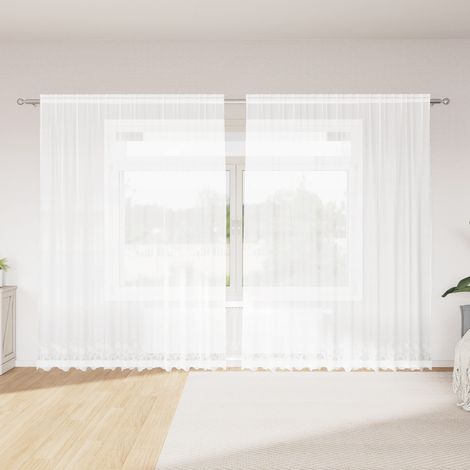 Cortina de Encaje con cortinas 300x245cm Poliéster vidaXL (1/5)