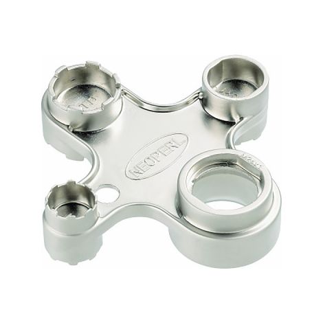 Clé universelle pour aérateur – Clé mixte – Pour aérateurs F 22 x 100, M 18 x 100, M 24 x 100, M 28 x 100 – Hexagone de manœuvre – Neoperl Ag