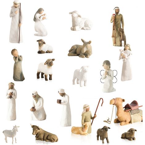 Ensemble de 20 ornements en résine représentant la Nativité de Jésus, cadeau de Noël Maria (1/5)
